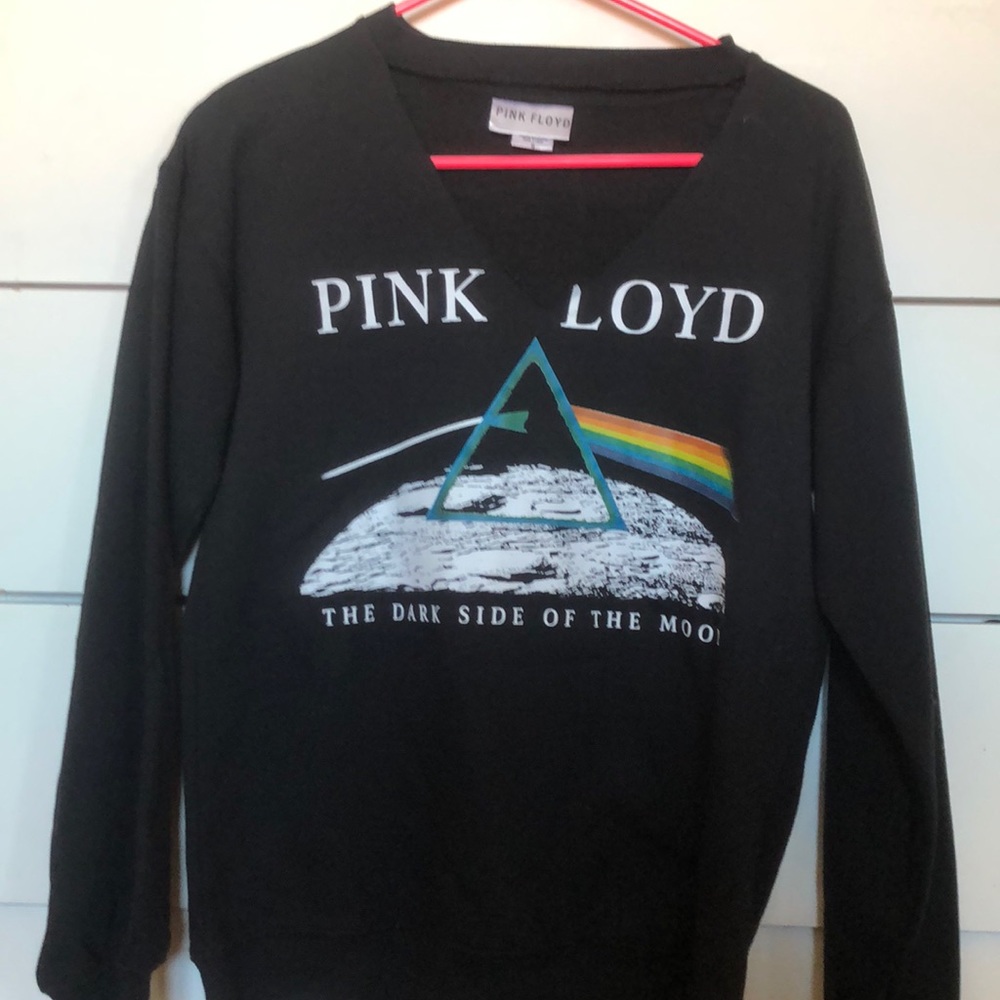 Pink Floyd sweatshirt with keyhole